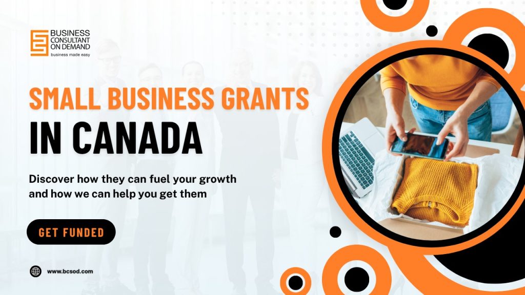 Small business grants Canada